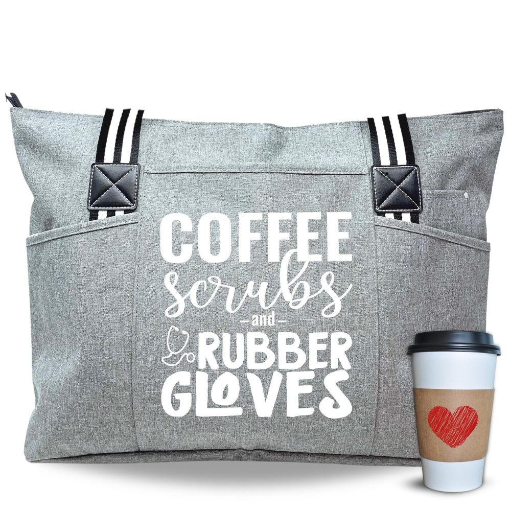 Nurse Tote Bag Work - Christmas Gifts Large Nursing Bag With :<
